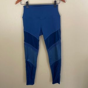 Alo Yoga High Waist Luxe Sheila 7/8 Legging, Eclipse Blue